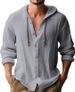 Men's Clothing Distribution Of Men's Casual Long Sleeved Shirts, Cotton And Linen T Shirts, Hooded Fashionable And Versatile Loose Beach Sweatshirts_viptrois.com