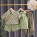 Children's Suit Summer New Korean Version Boys And Girls Floral Short Sleeved Shorts Two Piece Suit Children's Floral Anti Mosquito Pants Trend_viptrois.com