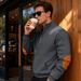 Men's Fleece-Lined Patchwork Zipper Hoodie - Stand Collar, Loose Fit, Winter Casual Pullover (Navy, Black, Army Green, Light Gray, Dark Gray, Camel)_viptrois.com