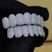 Real Gold Plated 10 Teeth Micro Paved Full Dia HIPHOP Bracelet Halloween Hip Hop Accessories_viptrois.com