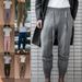 Men's Clothing Trousers Slim Knitted Trendy Men's Small Feet Nine Point Trousers Wool Trousers_viptrois.com