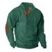 Pure 2024 Autumn Winter New In Stock Cross-Border Men's Hot-Selling Outdoor Casual Long-Sleeve Sweatshirt Stand Collar_viptrois.com