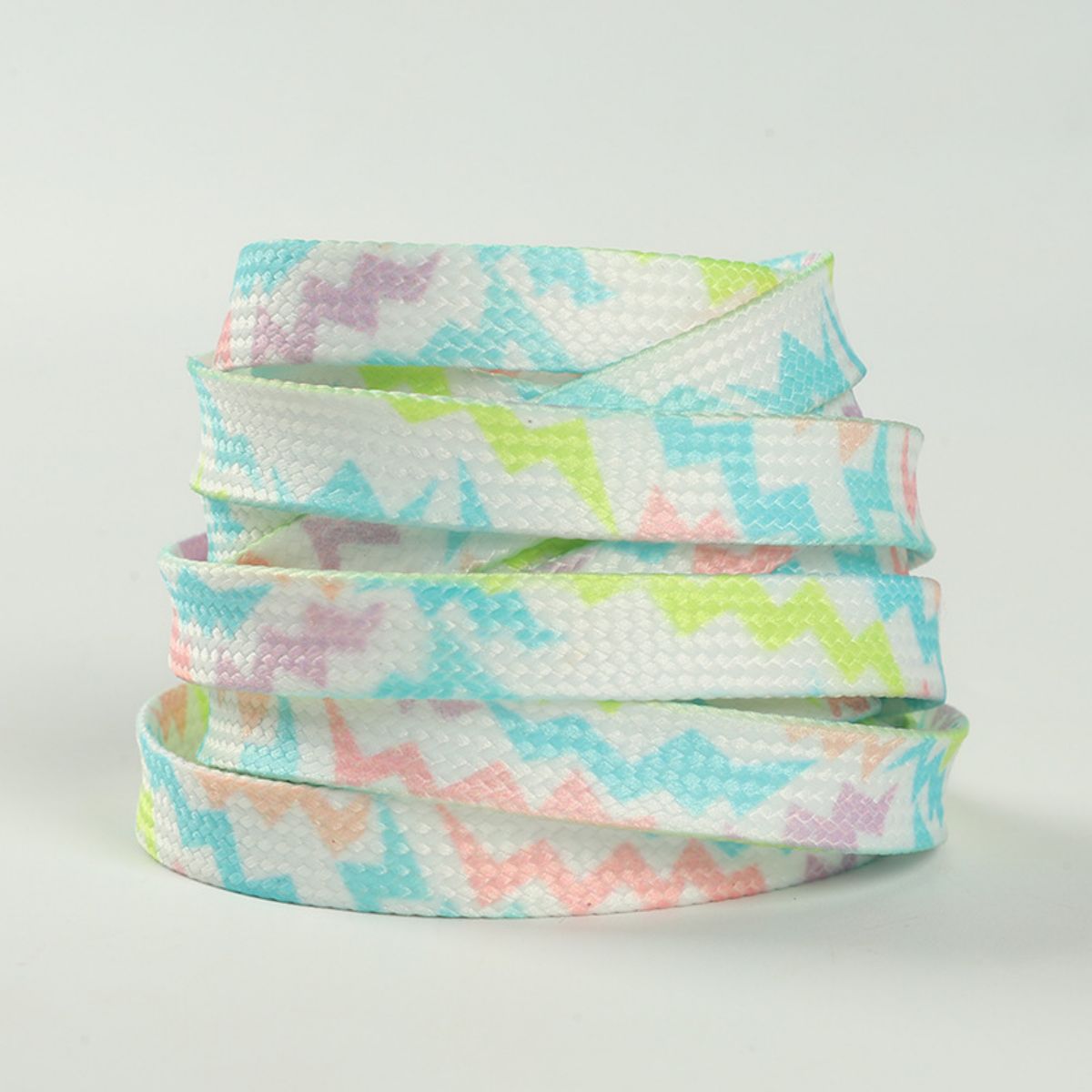 Shoe Accessories candy creative color polyester flat shoelaces suitable for board shoes canvas shoes white shoes sports shoes_viptrois.com