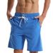 Men's Solid Color Beach Pants Men's Five-Point Shorts Mesh Breathable Quick-Drying Water-Repellent Sports Casual pants_viptrois.com
