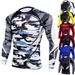 Men's Clothing Long-sleeved round-neck quick-drying ice silk t-shirt men's outdoor camouflage fitness clothes men's slim fit t-shirt_viptrois.com