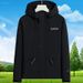 Detachable Hood Windbreaker Jacket For Men – Waterproof & Breathable Outdoor Hiking Coat With 3000mm Protection, Lightweight Trekking Shell_viptrois.com
