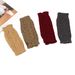 Unisex Twist gloves knitted wool half-fingered sleeves students write computer open-fingered gloves cross-border wool gloves_viptrois.com