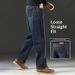 Loom French Jeans Men's Loose Straight Washed Autumn 2025 New Business Brand Versatile Casual Pants Fall Winter_viptrois.com