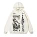 Line Character Print Men's Trendy Street Loose Casual Long Sleeve Pullover Hoodie Autumn Winter Top_viptrois.com