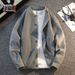 Extremely Simple Style Sweater Cardigan Jacket Knitted Sweater Men's Light Mature Style Casual Woolen Clothes_viptrois.com