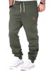 Men's Winter Training Joggers - Fleece-Lined Athletic Pants With Elastic Cuffs For Gym & Casual Wear_viptrois.com
