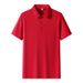 Men's Clothing Men's Ice Silk Seamless Shirt High Quality Plain Color Turn Down Collar Top For Formal & Casual_viptrois.com