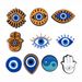 Fun Demon Eyes Cartoon Shoes Floral Shoe Clasp Personality Garden Shoe Accessories Decorative Clasp_viptrois.com