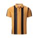 Men's Clothing 2025 Summer New Men's Lapel Digital Printing Color Matching Casual Outdoor Short Sleeved T Shirt_viptrois.com