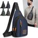 Men’s Bags Multi Layer Chest Bag Men's NewStyle All Match Chest Small Shoulder Bag Waterproof Wear Resistant Oxford Cloth Small Shoulder Messenger Bag_viptrois.com