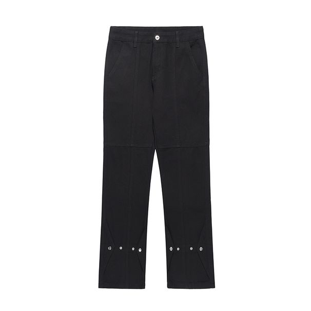 Men's Clothing Vintage High Street Micro Flare Jeans For Men And Women Trendy Brand Retro Straight Design Vibe Long Pants_viptrois.com
