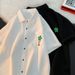 Men's Clothing Cityboy Shirt Short Sleeve Summer Five Point Half Sleeve High End Sense Of Handsome Shirt_viptrois.com
