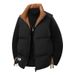 2025 Autumn And Winter New Double-sided Down Cotton Vest Ruffian Handsome Versatile Large Size Warm Sports Vest Jacket_viptrois.com