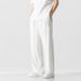 Men's Clothing Linen Pants Men Summer Loose Straight Men's Casual Trousers Spring And Summer New Men's Trousers Summer Drape Cotton And Linen Pants_viptrois.com