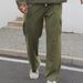 Men's Clothing Fashion Leisure Sports Corduroy Multi Pocket Workwear Trousers_viptrois.com