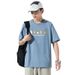 Short Summer Pure Cotton Brand Loose Half Sleeved Clothes Trendy Men's T-shirt_viptrois.com