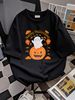 Happy Halloween -y Cute Boys And Girls Costume As A Ghost T-Shirt Top For Everyday Wear Women Print Round Neck Short Sleeve Comfortable Versatile Fashion Unisex Graphic Summer Slightly Soft Breathable Streetwear Designer Clothes Stylish_viptrois.com