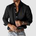 Men's Clothing Men's Solid Color Lapel Button Down Shirt Urban Casual Versatile Top For Men For Formal & Casual_viptrois.com