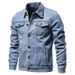 Men's Clothing Denim Jacket Japanese Casual Youth Popular Workwear Denim Jacket_viptrois.com