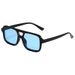 Men's Retro Square Frame Sunglasses - Double Beam Design With UV400 Protection & Ocean Lens (Trendy Multi-Color Options)_viptrois.com