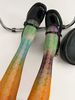 Silk Stockings Sweet Cool Color Rainbow Fishnet Stockings Personality Color Jacquard Fishnet Stockings Fashionable Gradient Personality Pantyhose_viptrois.com