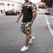 Men's Clothing Summer Men's Shorts T Shirt Suit Sports Short Sleeved Suit_viptrois.com