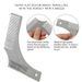 Stainless Steel Men's beard Comb Beard Care Beard Styling Comb Styling Template ruler Comb_viptrois.com