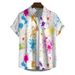 Men's Clothing Shirt Short Sleeve Tops Graffiti Print Clothing Vacation Casual Shirt_viptrois.com