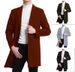 Loom Loom Jinhan 2025 European And American New Men's Independent Station Jacket Woolen Trench Coat Free_viptrois.com