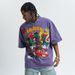 American Style Washed Vintage Printed Cotton Short Sleeve T-Shirt Unisex Street Loose Trendy Brand Couple_viptrois.com