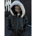 Men's Clothing 2025 New American Retro Leather Cotton Jacket Padded Jacket Removable Fur Collar Parker_viptrois.com