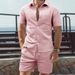 Men's Clothing Leisure Summer Avant Garde Fashion Loose Suit_viptrois.com