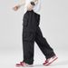 Men's Clothing Mountain Outdoor Overalls Men's Cross Border Multi Pocket Sports Functional Casual Trousers Assault Straight Paratrooper Pants_viptrois.com