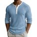 "Men's Digital Print Henley Shirt - Breathable Polyester V-Neck With 3-Button Placket, Motorcycle & Geometric Patterns (Sizes S-5XL)"_viptrois.com
