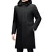 Mid-Length Cotton Jacket With Detachable Hat 2025 Winter New Business Loose Stylish Warm Coat For Men_viptrois.com