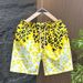 Leopard Print Quick Drying Sports Shorts For Men Casual Five-Point Pants Trendy Couple's Wear New Summer Style_viptrois.com