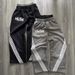 2026 New European And American Retro High Street Hip Hop Striped Double Waist Sweatpants Loose Straight Sports Casual Fake Two-piece Trousers_viptrois.com