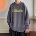 New minimalist casual pullover knitted sweater for men, warm base shirt for autumn and winter, round neck inner top_viptrois.com