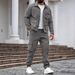 Men's Heavyweight Workwear Jacket & Multi-Pocket Trousers Set – Durable Retro Style (Army Green/Black/Khaki/Dark Blue/Grey, S-XXXL)_viptrois.com