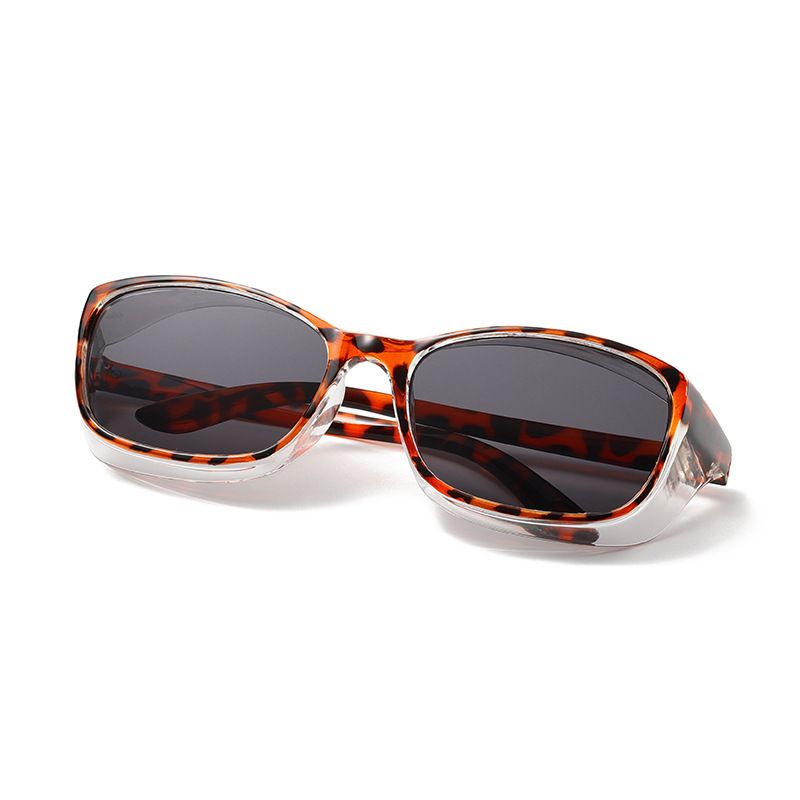 Small Square Frame Sunglasses – Eye Protection, Anti-Sand & Wind, Jelly Color (Postoperative & Outdoor Use)_viptrois.com