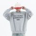 Autumn 'Winter New Mottled Print Spray Color Round Neck Sweatshirt Loose Fit Versatile Couple_viptrois.com