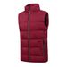 Men's Stand Collar Vest – Lightweight Quilted Sleeveless Jacket, Slim Fit With Zip Pockets (M-8XL) Layering Essential For Casual & Streetwear_viptrois.com