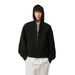 Pure 430 Cleanfit American Heavyweiht Short Hooded Double Zipper Cardian Sweatshirt Men Winter Trendy Brand Jacket_viptrois.com