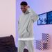 Men's Clothing Heavy Oversize Men's Sweatshirt Trendy Brand Casual Hoodie Khaki Men's Sweatshirt_viptrois.com