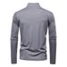 Men's Clothing Sun Protection UV Protection UPF100+ Base Shirt Long Sleeve Half Zipper T Shirt Men_viptrois.com